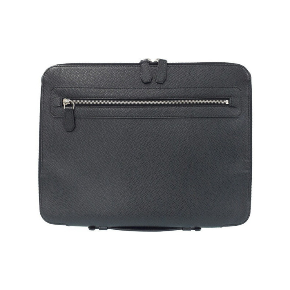 Louis Vuitton Taiga Black Leather Vladimir Business Bag